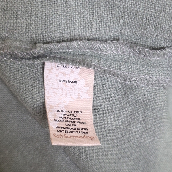 Soft Surroundings Sage Blazer/ Coat Size Medium - Picture 6 of 7